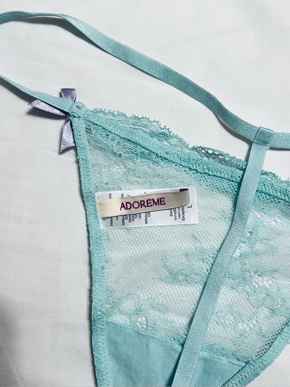 NEW Adore Me “Anabella” 3 PC Lingerie Set / Sizes 36C & LG (12-14)